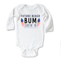 Future Beach Bum Summer Baby Beach Onesie