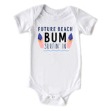Future Beach Bum Summer Baby Beach Onesie
