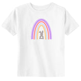 Girl Easter Rainbow Toddler & Youth Easter T-Shirt (PURPLE)