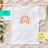 PINK Rainbow Girl Toddler & Youth Shirt