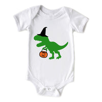 Halloween Dinosaur Baby Boy Onesie