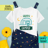 Happy Camper Toddler Youth Summer Shirt