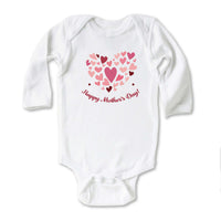 Happy Mothers Day (HEART) Cute Baby Onesie