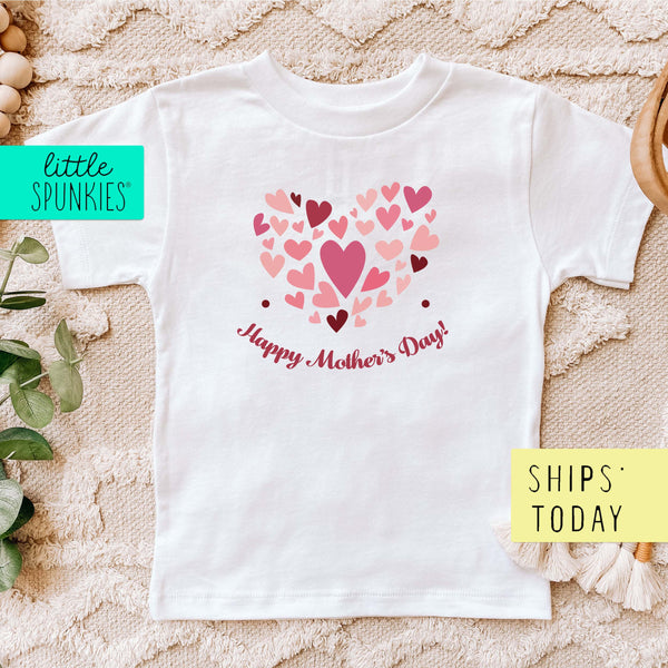 Happy Mothers Day HEART Toddler & Youth Mother's Day T-Shirt