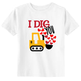 I Dig You Valentine Cute Toddler T-Shirt