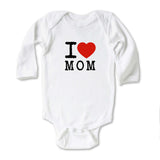 I (HEART) MOM Cute Mothers Day Baby Onesie