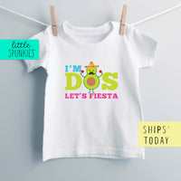 I'm DOS Lets Fiesta Toddler & Youth Cinco De Mayo Birthday T-Shirt