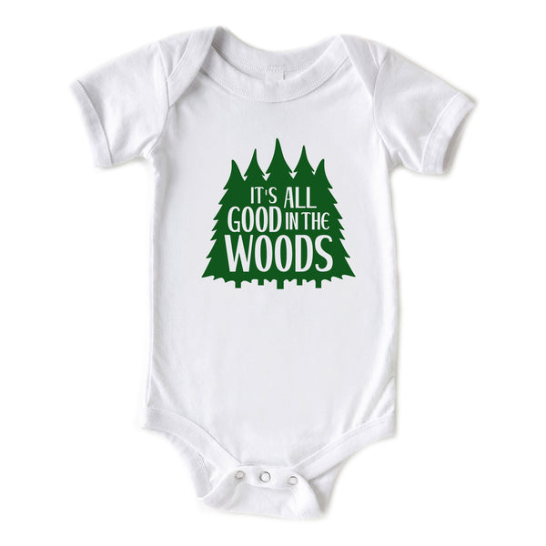 It's All Good in the Woods Baby Outdoor Summer Onesie