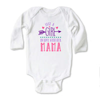Just A Girl in Love With Her Mama Cute Mothers Day Baby Onesie
