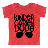 Kinder Garten Dude Sunglasses Toddler Back to School Boy T-Shirt