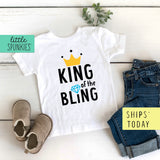 King of the Bling Boy Toddler Youth Wedding T-Shirt