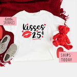 Kisses 25 Cents Valentines Day Toddler T-Shirt