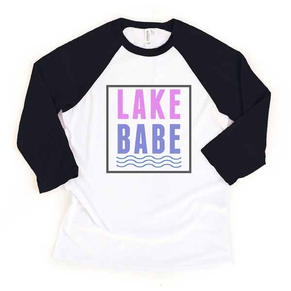 Lake Babe Toddler Summer Raglan Tee