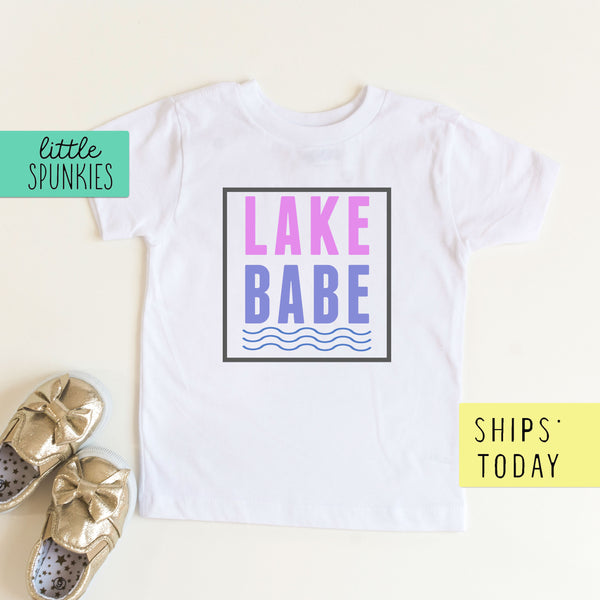 Lake Babe Toddler Youth Summer Shirt