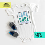 Lake Dude Baby Summer Onesie