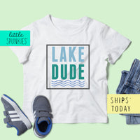 Lake Dude Toddler Youth Summer Shirt