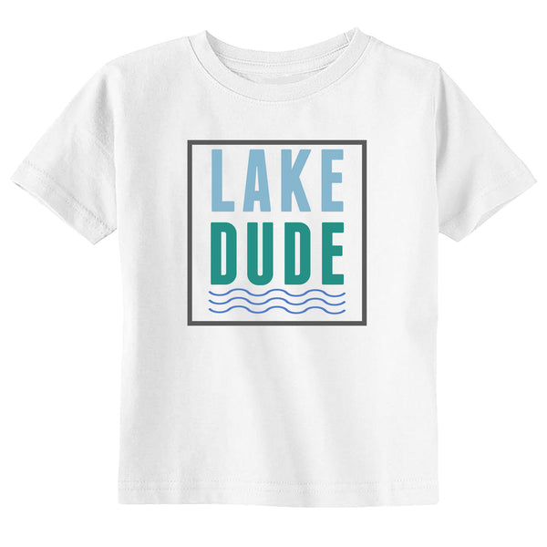 Lake Dude Toddler Youth Summer Shirt