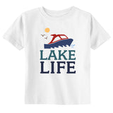 Lake Life with Boat Toddler Youth Summer Shirt