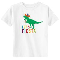 Let's Fiesta T-Rex Toddler & Youth Cinco De Mayo Dino T-Shirt