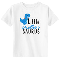 Little Brother Saurus Blue Dinosaur Toddler & Youth Boy T-Shirt