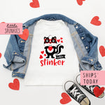 Little Stinker Toddler Valentines Day Shirt