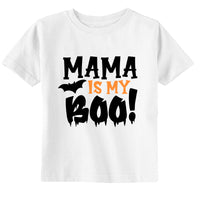 Mama is my Boo Toddler Youth Halloween Kids Shirt