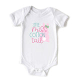 Little Miss Cotton Tail Cute Baby Girl Easter Infant Bodysuit