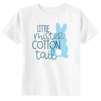 Little Mister Cotton Tail Cute Boy Toddler & Youth Easter T-Shirt
