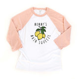 Mommy's Main Squeeze Toddler Mother's Day Raglan Shirt