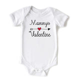 Mommy's Valentine Baby First Valentine's Day Onesie