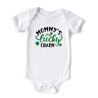 Mommy's Lucky Charm St Patrick's Day Onesie