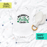 Mommy's Lucky Charm St Patrick's Day Onesie