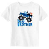 Big Brother Monster Truck Sibling Announcement Toddler & Youth T-Shirt