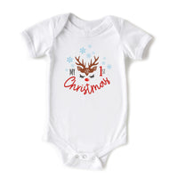 My First Christmas Baby Girl Onesie