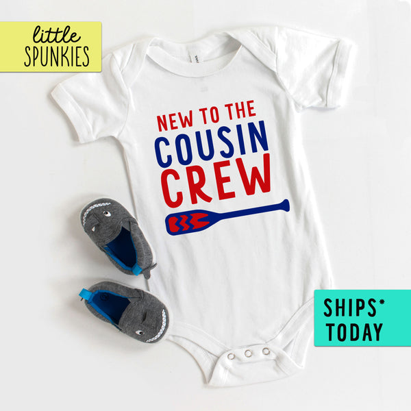 New to the Cousin Crew with Paddle Baby Summer Onesie