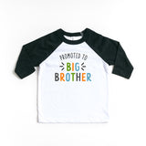 Promoted to Big Brother Pregnancy Announcement Toddler Raglan