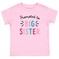 Promoted to Big Sister Pregnancy Announcement Girl Toddler & Youth  T-Shirt