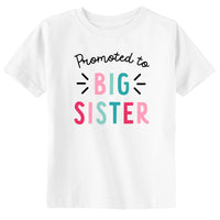 Promoted to Big Sister Pregnancy Announcement Girl Toddler & Youth  T-Shirt