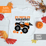 Pumpkin Smasher Toddler Youth Halloween Kids Shirt
