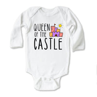 Queen of the Castle Summer Baby Girl Beach Onesie