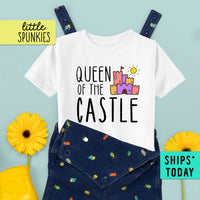 Queen of the Castle Summer Toddler & Youth Beach T-Shirt