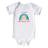 Rainbow for Mothers Day Cute Baby Onesie