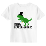 Ring Bearer Saurus Boy Toddler Youth Wedding Dinosaur T-Shirt