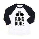 Ring Dude Boy Wedding Ring Bearer Raglan Shirt