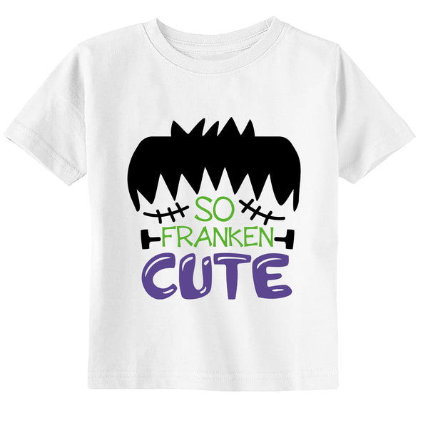 So Franken Cute Toddler Youth Halloween Kids Shirt