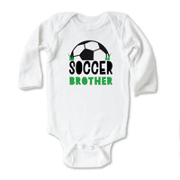 Soccer Brother Fun Baby Boy Sibling Onesie