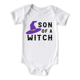 Son of a Witch Funny Halloween Baby Unisex Onesie