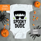 Spooky Dude Funny Halloween Monster Baby Unisex Onesie