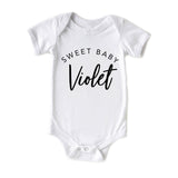 Sweet Baby Personalized Name Onesie