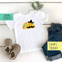 Taco Face (NO NAME) Toddler & Youth Cinco De Mayo T-Shirt